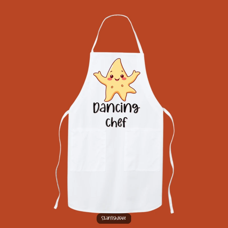 Funny Starfish Dance Apron: Cook and Groove in this Humorous Kitchen Gift