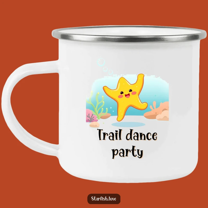 Funny Starfish Dance Camping Mug: Durable, Cheerful Drinkware, Great Funny Gift