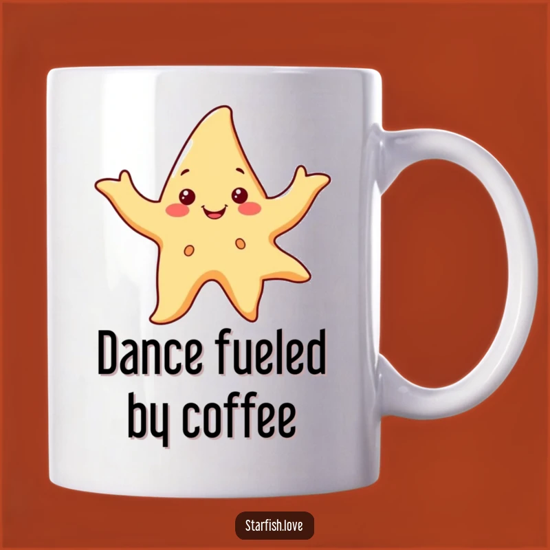 Funny Starfish Dance Mug: Groove with this Smiling, Cheerful Gift Idea