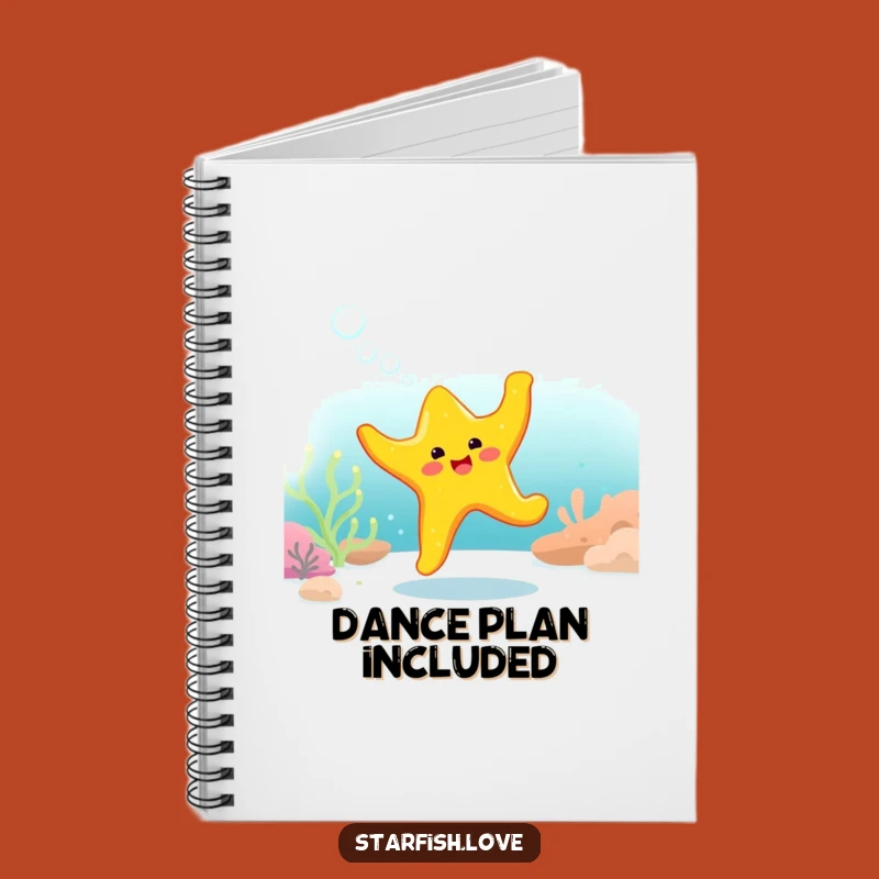 Funny Starfish Dance Notebook: Jot Down Fun, Underwater Theme, Ideal Funny Gift
