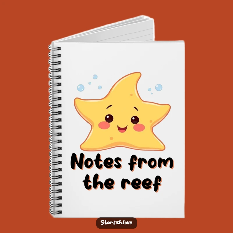 Funny Starfish Bubble Notebook: Jot Down Ideas with this Cheerful Design